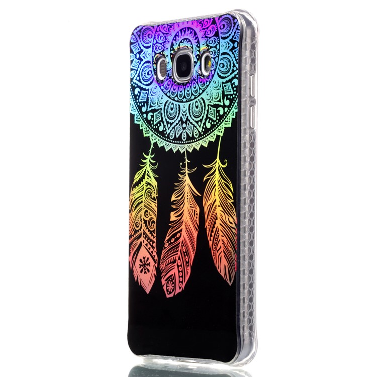 Plating IMD Shockproof TPU Cover for Samsung Galaxy J7 (2016) SM-J710 - Dream Catcher-3
