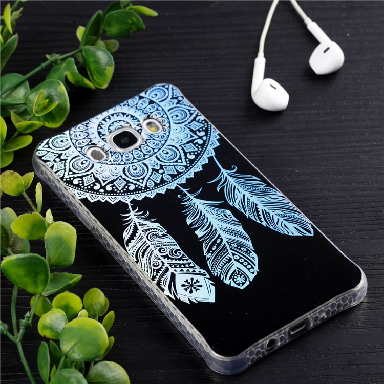 Plating IMD Shockproof TPU Cover for Samsung Galaxy J7 (2016) SM-J710 - Dream Catcher-6