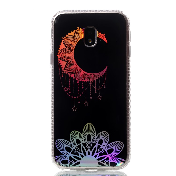 Plated IMD Shockproof TPU Cover for Samsung Galaxy J5 (2017) EU Version / J5 Pro (2017) - Moon Pendant-2