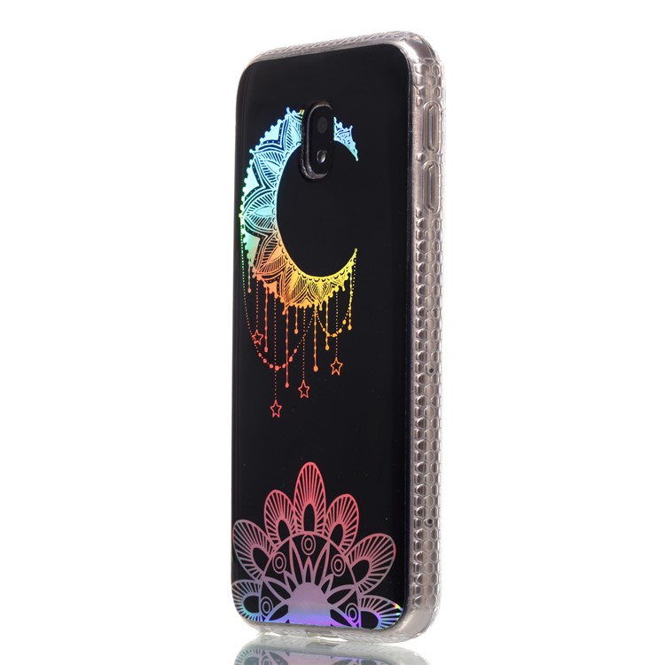 Plated IMD Shockproof TPU Cover for Samsung Galaxy J5 (2017) EU Version / J5 Pro (2017) - Moon Pendant-3