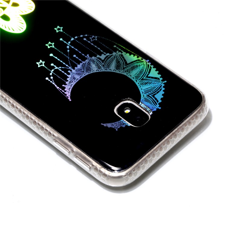 Plated IMD Shockproof TPU Cover for Samsung Galaxy J5 (2017) EU Version / J5 Pro (2017) - Moon Pendant-5
