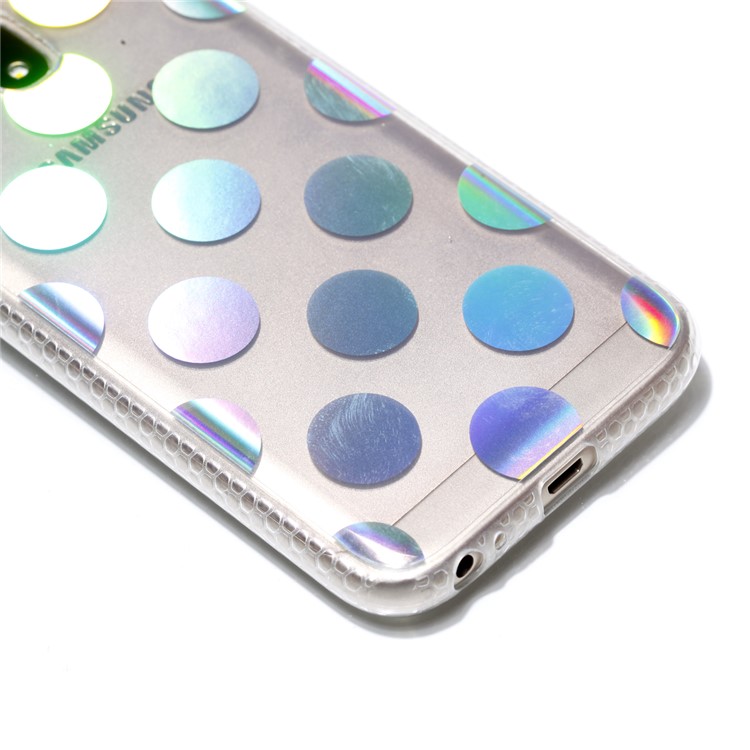 Plated IMD Shockproof TPU Cover for Samsung Galaxy J5 (2017) EU Version / J5 Pro (2017) - Polka Dots-4