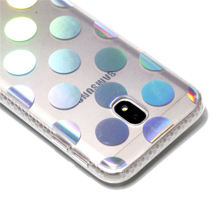 Plated IMD Shockproof TPU Cover for Samsung Galaxy J5 (2017) EU Version / J5 Pro (2017) - Polka Dots-5