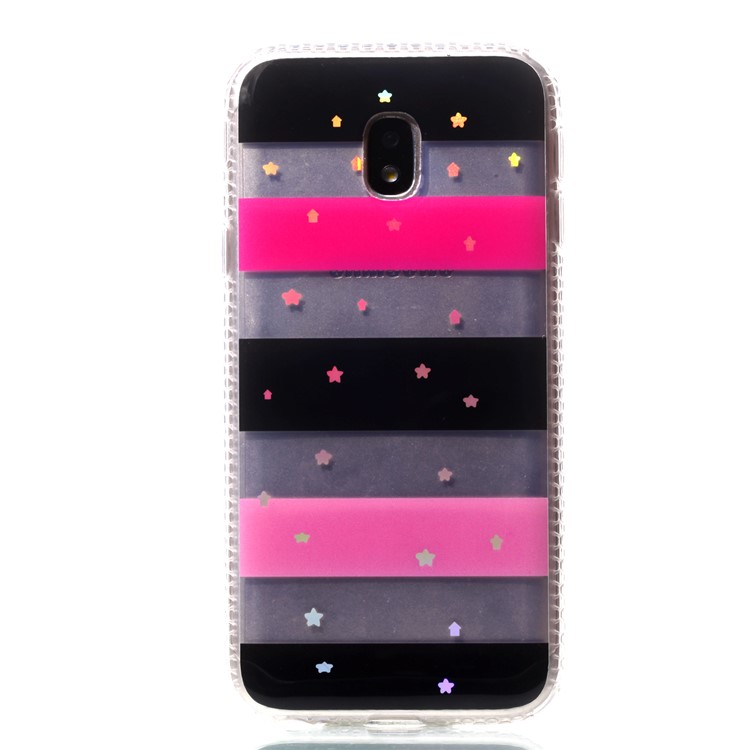 Plated IMD Shockproof TPU Cover for Samsung Galaxy J5 (2017) EU Version / J5 Pro (2017) - Stars and Stripes-2