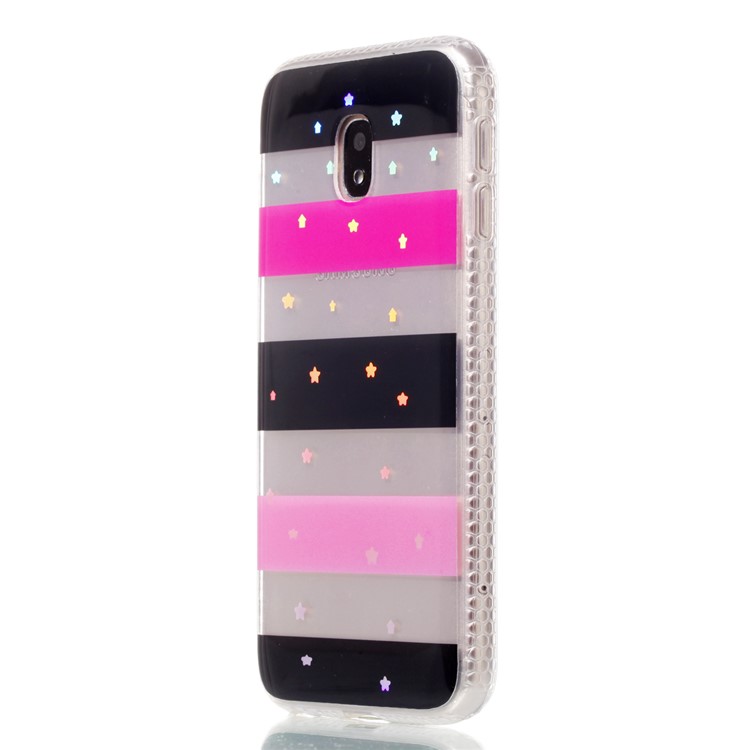 Plated IMD Shockproof TPU Cover for Samsung Galaxy J5 (2017) EU Version / J5 Pro (2017) - Stars and Stripes-3