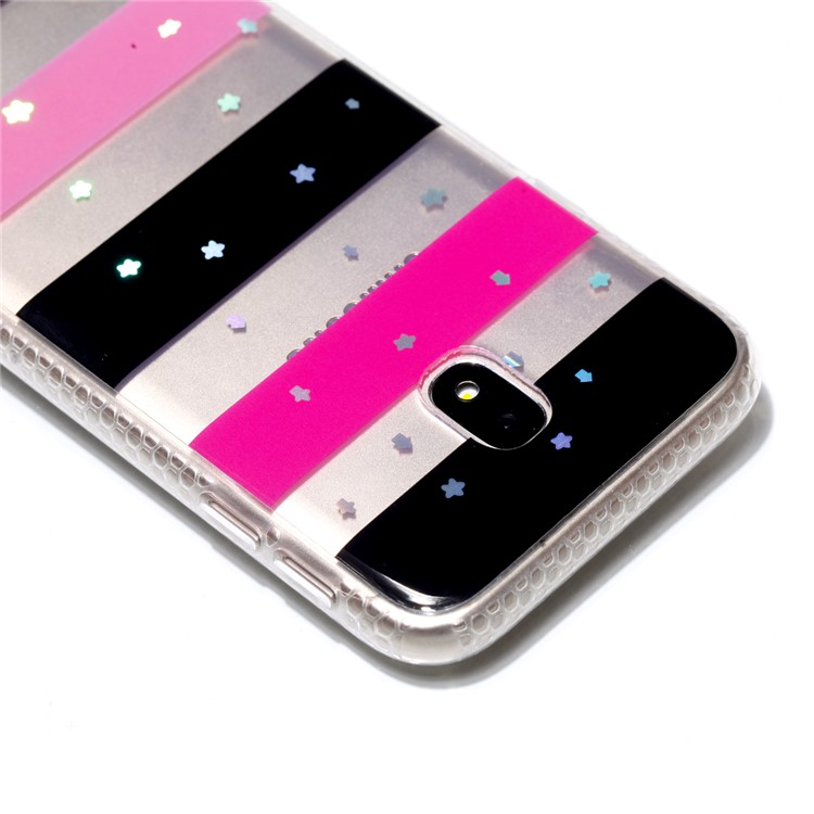 Plated IMD Shockproof TPU Cover for Samsung Galaxy J5 (2017) EU Version / J5 Pro (2017) - Stars and Stripes-5