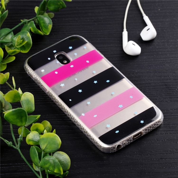 Plated IMD Shockproof TPU Cover for Samsung Galaxy J5 (2017) EU Version / J5 Pro (2017) - Stars and Stripes-6