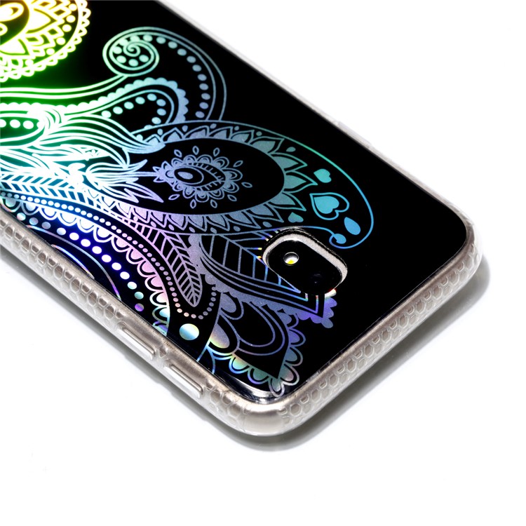 Plated IMD Shockproof TPU Cover for Samsung Galaxy J5 (2017) EU Version / J5 Pro (2017) - Paisley Pattern-5