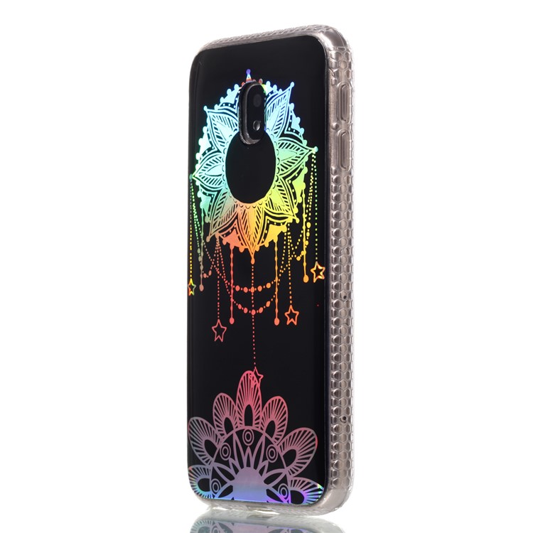 Plated IMD Shockproof TPU Cover for Samsung Galaxy J5 (2017) EU Version / J5 Pro (2017) - Flower Pendant-3