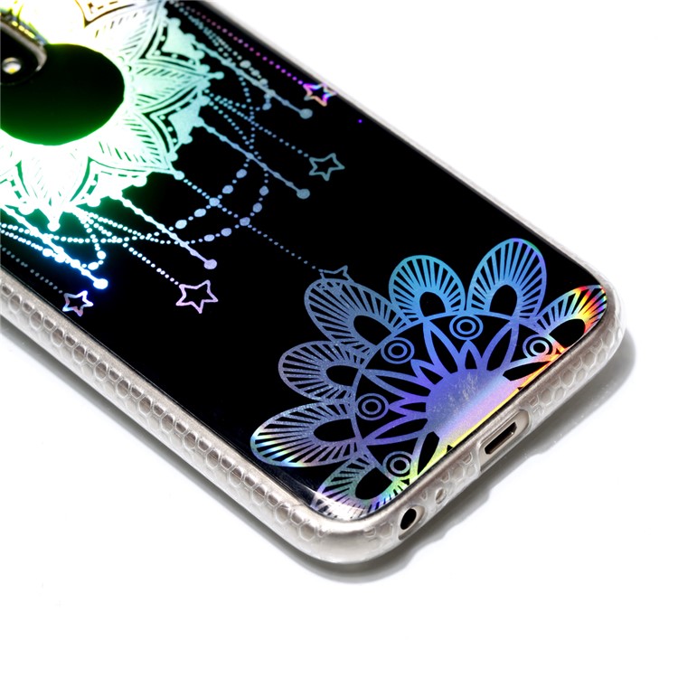 Plated IMD Shockproof TPU Cover for Samsung Galaxy J5 (2017) EU Version / J5 Pro (2017) - Flower Pendant-4