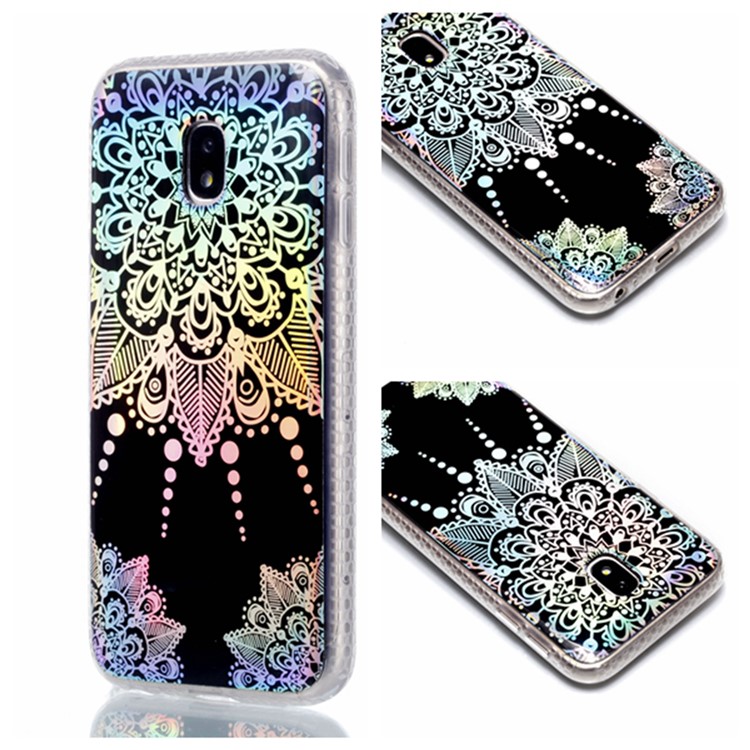 

Plated IMD Shockproof TPU Cover for Samsung Galaxy J5 (2017) EU Version / J5 Pro (2017) - Mandala Flower