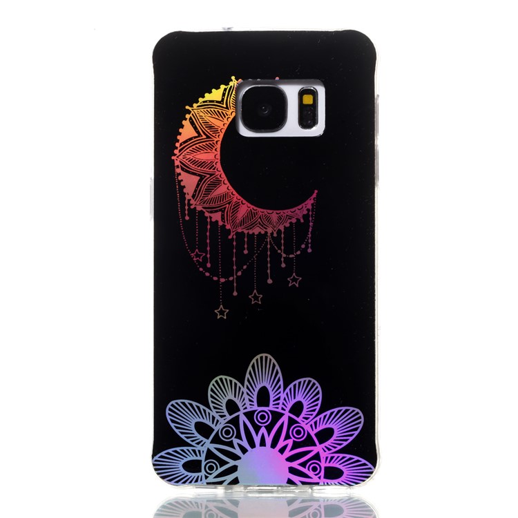 Electroplating IMD TPU Cell Phone Shell for Samsung Galaxy S7 SM-G930 - Moon-2