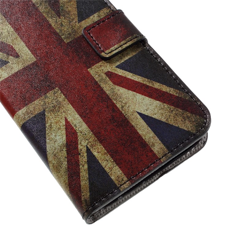 Leather Stand Cover for Samsung Galaxy S7 - Vintage UK Flag-6
