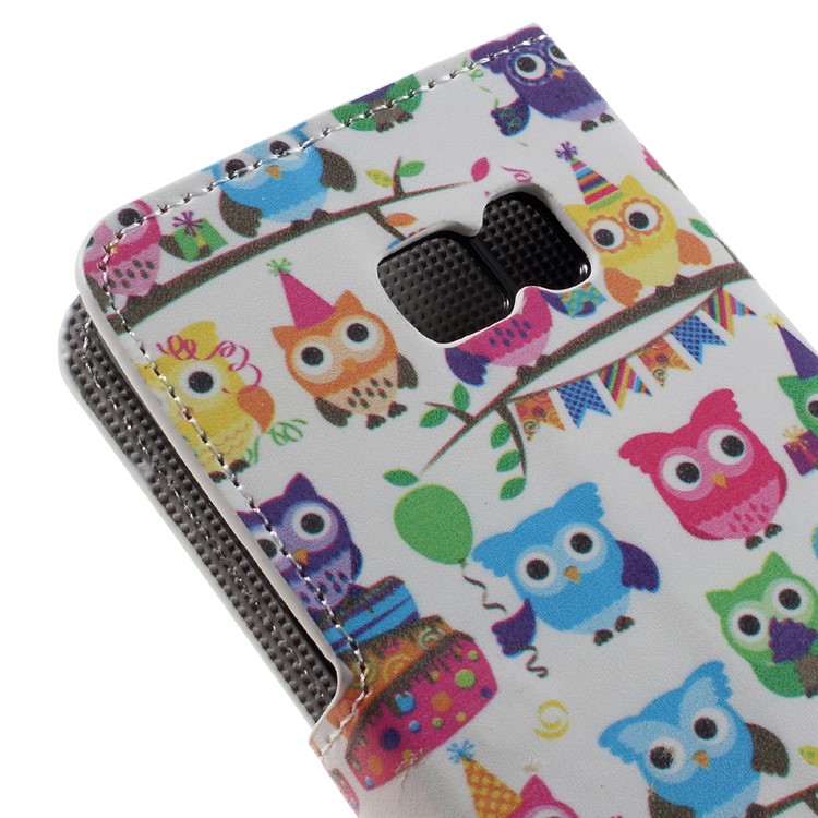 Magentic Leather Stand Case for Samsung Galaxy S7 - Multiple Owls-7