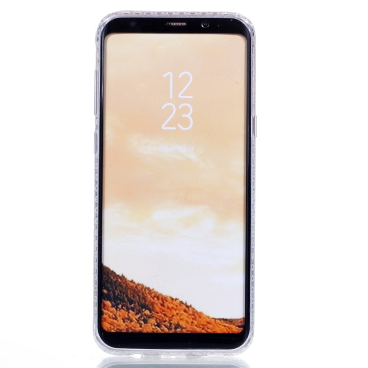 Electroplating IMD TPU Protection Mobile Phone Cover for Samsung Galaxy S8 Plus SM-G955 - Mandala Flower-7