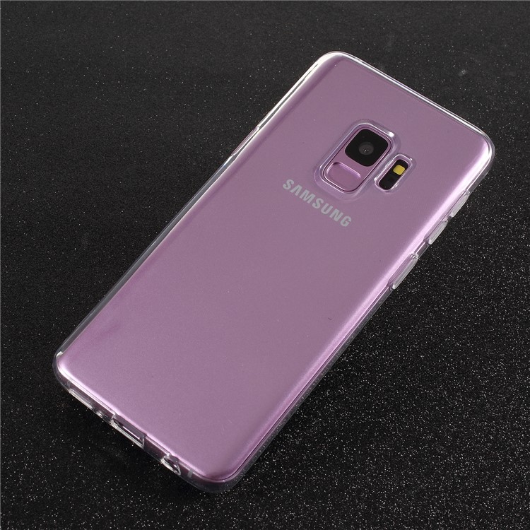 Transparent Soft TPU Phone Case for Samsung Galaxy S9 SM-G960 - Transparent-2