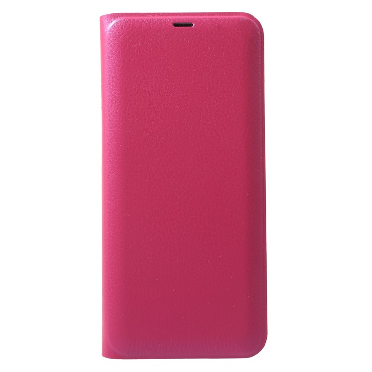 Litchi Texture Card Holder Leather Case for Samsung Galaxy S9+ SM-G965 - Rose-3