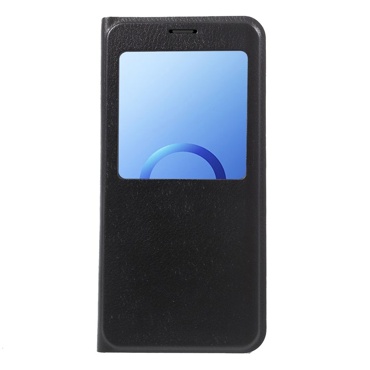 Litchi Texture View Window Leather Case for Samsung Galaxy S9+ SM-G965 - Black-3
