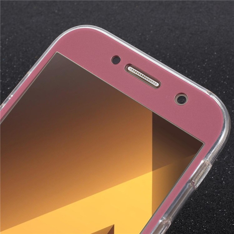 2-in-1 Touchable Mobile Phone Case (Acrylic Front + TPU Back) for Samsung Galaxy A3 (2017) - Pink-3