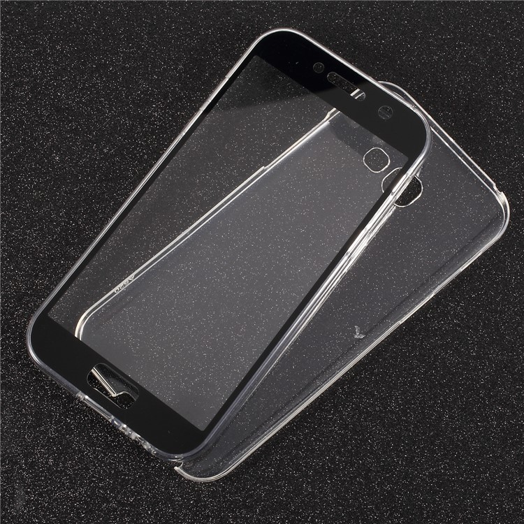 Custodia 2 In 1 (fronte Acrilico + Retro In TPU) Per Samsung Galaxy A5 (2017) SM-A520 - Nero-1