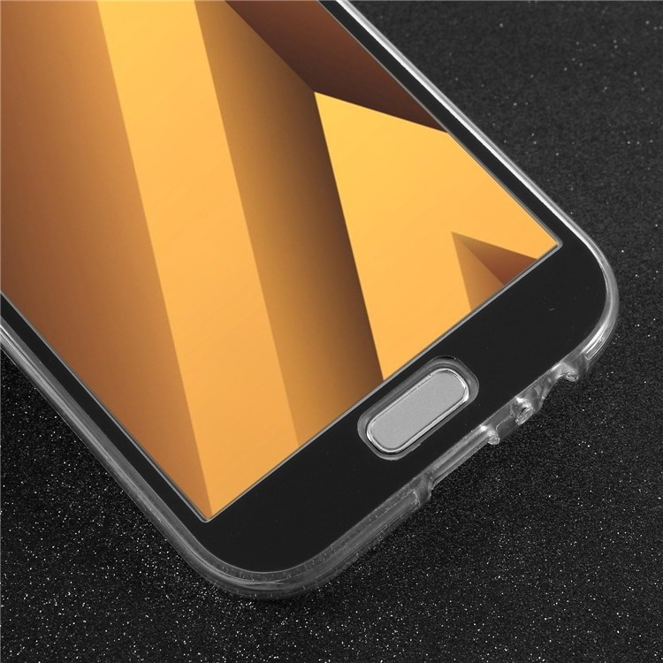 Custodia 2 In 1 (fronte Acrilico + Retro In TPU) Per Samsung Galaxy A5 (2017) SM-A520 - Nero-5
