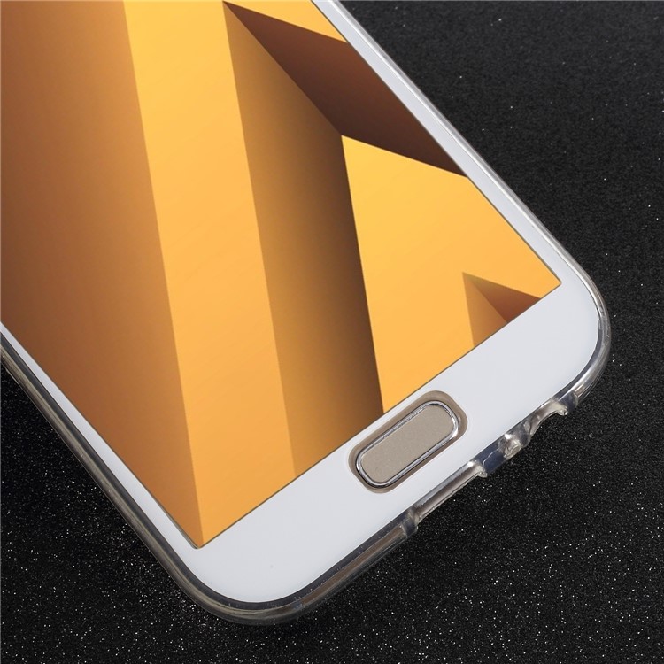 2-in-1 Touchable Cover (Acrylic Front + TPU Back) for Samsung Galaxy A5 (2017) SM-A520 - White-4