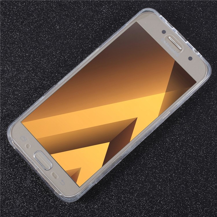 2-in-1 Touchable Shell (Acrylic Front + TPU Back) for Samsung Galaxy A5 (2017) SM-A520 - Transparent-5