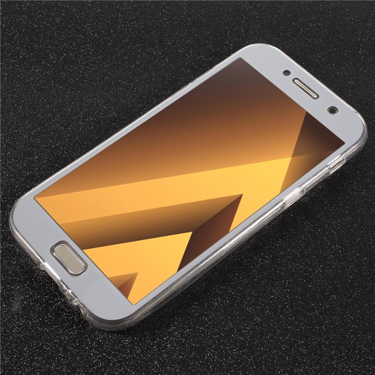 2-in-1 Touchable Casing (Acrylic Front + TPU Back) for Samsung Galaxy A5 (2017) SM-A520 - Silver-2