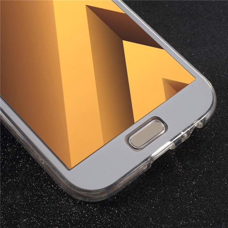 2-in-1 Touchable Casing (Acrylic Front + TPU Back) for Samsung Galaxy A5 (2017) SM-A520 - Silver-4