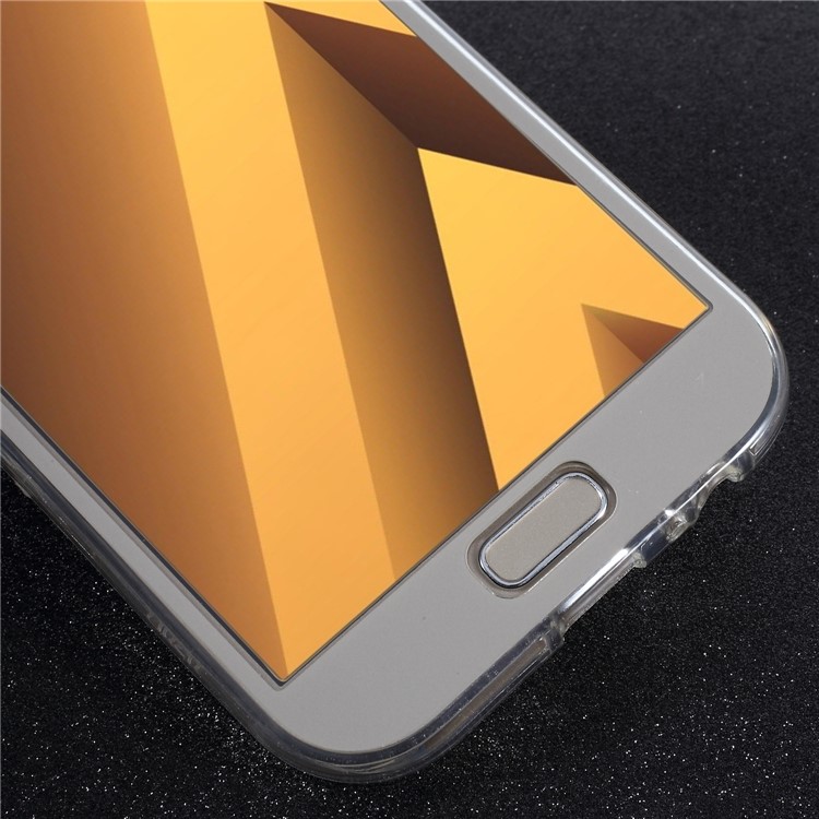 2-in-1 Touchable Cell Phone Case (Acrylic Front + TPU Back) for Samsung Galaxy A5 (2017) SM-A520 - Gold-4
