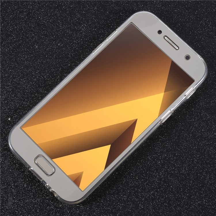 2-in-1 Touchable Cell Phone Case (Acrylic Front + TPU Back) for Samsung Galaxy A5 (2017) SM-A520 - Gold-5
