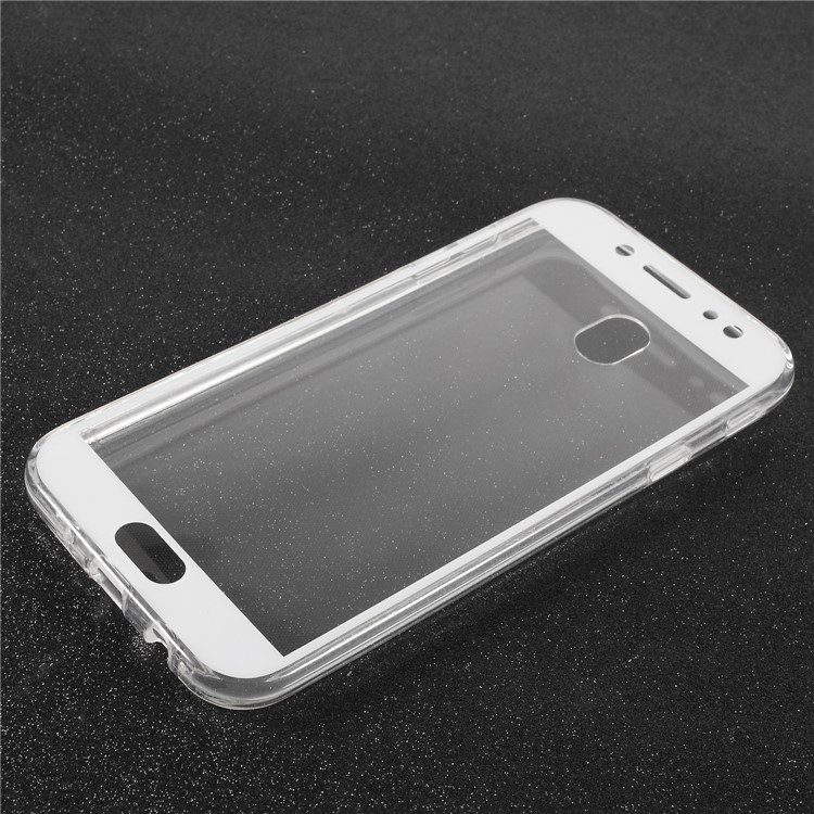 Touchable Acrylic TPU Hybrid Front + TPU Hybrid Case for Samsung Galaxy J5 (2017) EU Version / J5 Pro (2017) - White-2