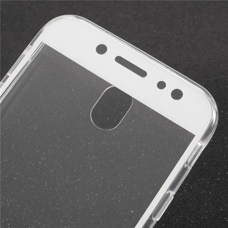 Touchable Acrylic TPU Hybrid Front + TPU Hybrid Case for Samsung Galaxy J5 (2017) EU Version / J5 Pro (2017) - White-4