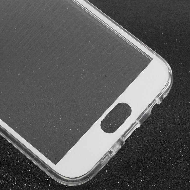 Touchable Acrylic TPU Hybrid Front + TPU Hybrid Case for Samsung Galaxy J5 (2017) EU Version / J5 Pro (2017) - White-5