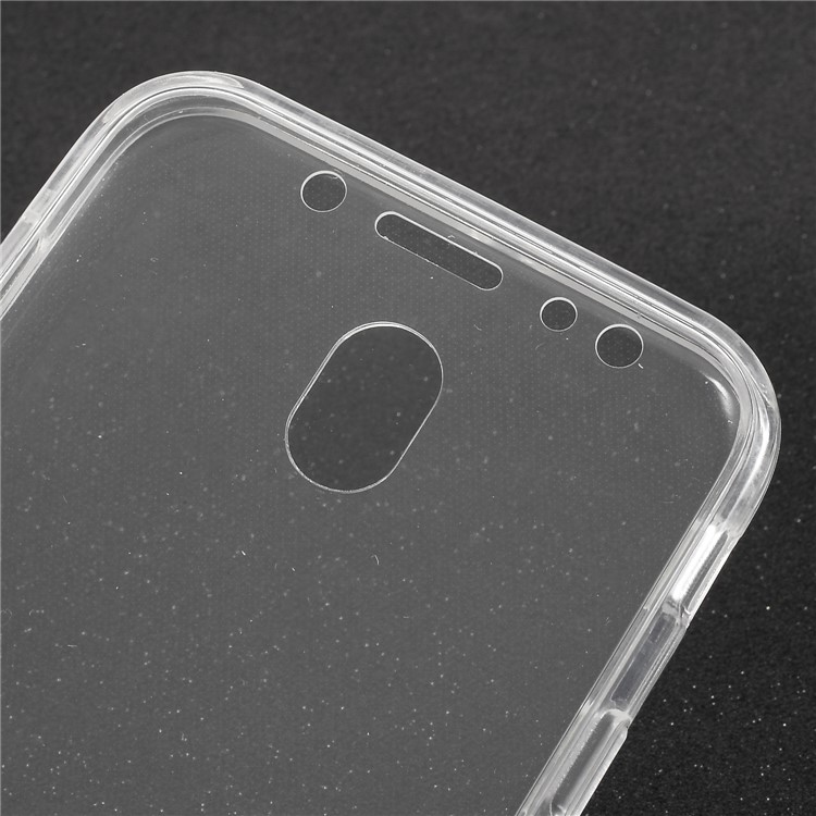 Touchable Acrylic TPU Hybrid Front + TPU Combo Cover for Samsung Galaxy J5 (2017) EU Version / J5 Pro (2017) - Transparent-4