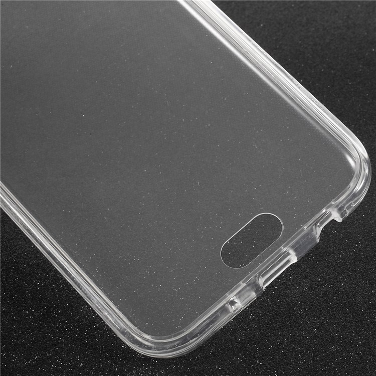 Touchable Acrylic TPU Hybrid Front + TPU Combo Cover for Samsung Galaxy J5 (2017) EU Version / J5 Pro (2017) - Transparent-5