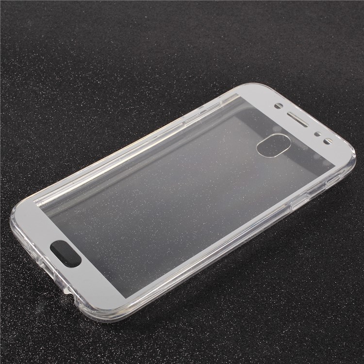 Touchable Acrylic TPU Hybrid Front + TPU Combo Shell for Samsung Galaxy J5 (2017) EU Version / J5 Pro (2017) - Silver-2