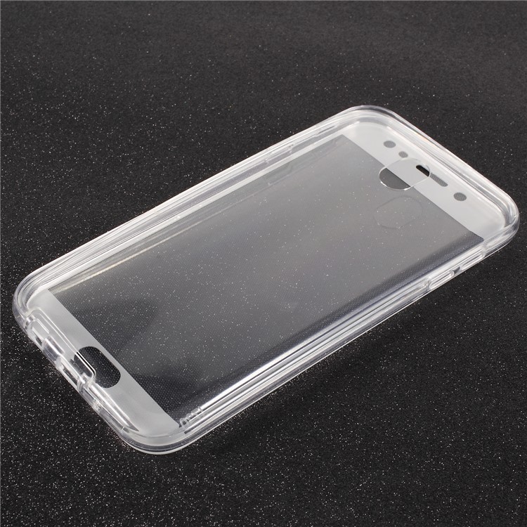 Touchable Acrylic TPU Hybrid Front + TPU Combo Shell for Samsung Galaxy J5 (2017) EU Version / J5 Pro (2017) - Silver-3