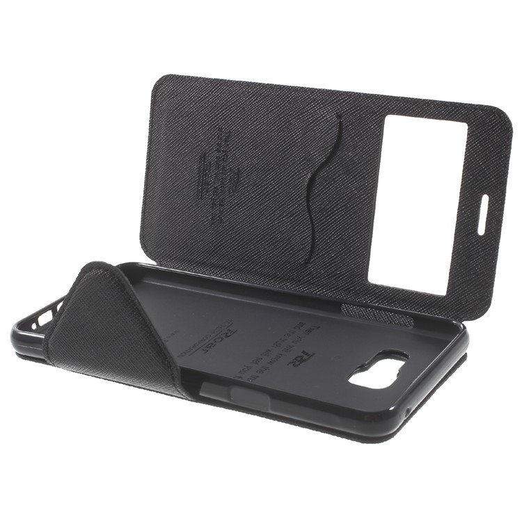 ROAR Diary View Leather Case for Samsung Galaxy A5 SM-A510F (2016) - Black-9