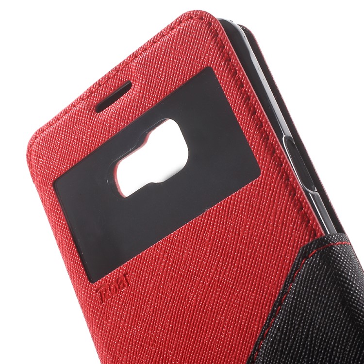 ROAR KOREA Diary View Leather Case for Samsung Galaxy A5 SM-A510F (2016) - Red-6