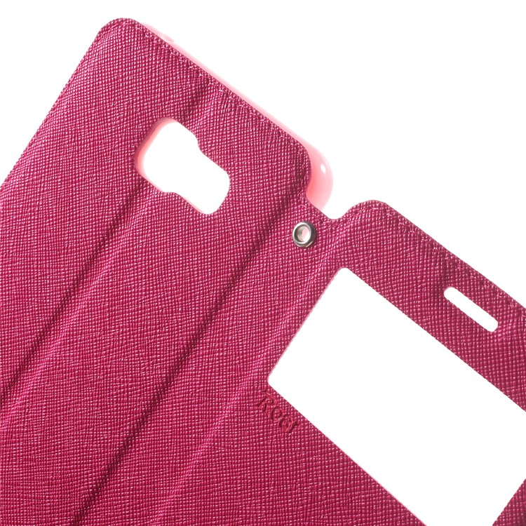 ROAR Diary View Leather Shell for Samsung Galaxy A5 SM-A510F (2016) - Rose-5