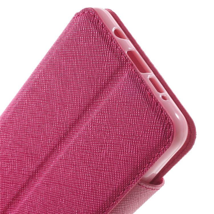 ROAR Diary View Leather Shell for Samsung Galaxy A5 SM-A510F (2016) - Rose-7