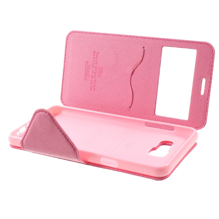 ROAR Diary View Leather Shell for Samsung Galaxy A5 SM-A510F (2016) - Rose-8