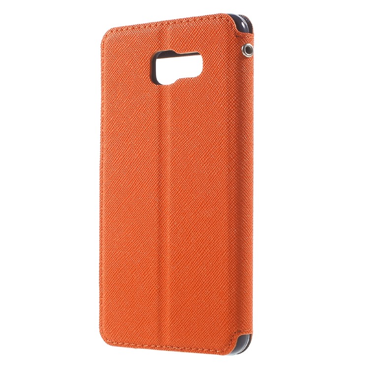 ROAR KOREA Diary View Leather Stand Cover for Samsung Galaxy A5 SM-A510F (2016) - Orange-2