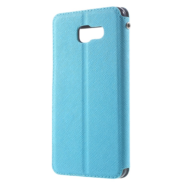 ROAR KOREA Diary View Leather Flip Case for Samsung Galaxy A5 SM-A510F (2016) - Baby Blue-2
