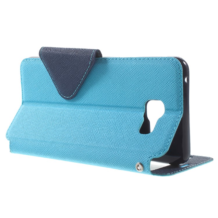 ROAR KOREA Diary View Leather Flip Case for Samsung Galaxy A5 SM-A510F (2016) - Baby Blue-3