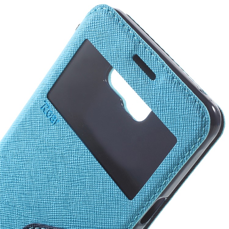 ROAR KOREA Diary View Leather Flip Case for Samsung Galaxy A5 SM-A510F (2016) - Baby Blue-6