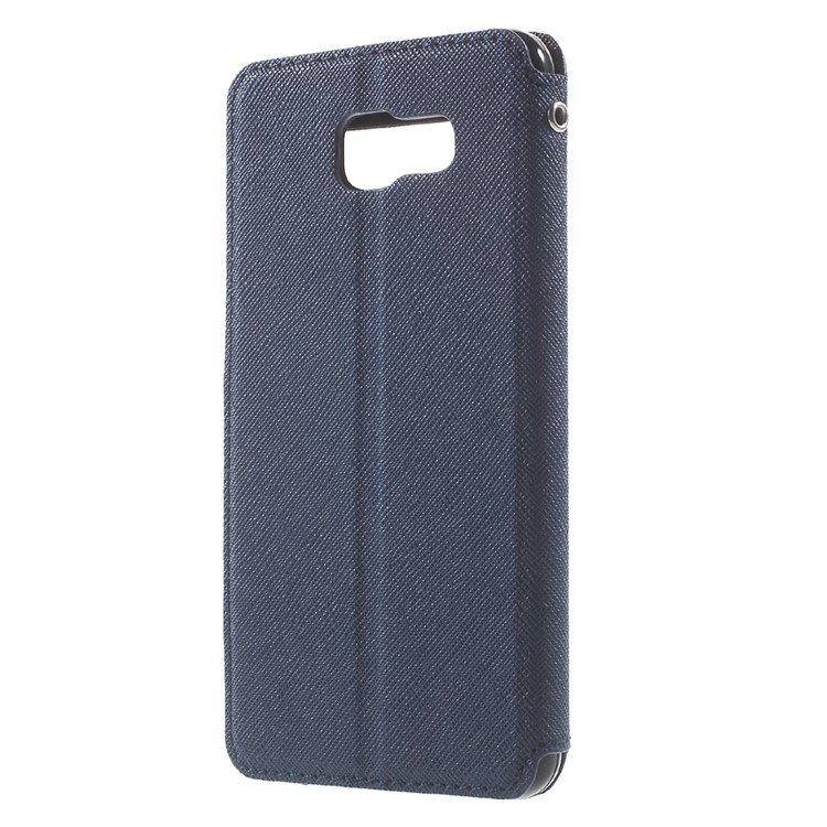ROAR KOREA Diary View Leather Cover for Samsung Galaxy A5 SM-A510F (2016) - Dark Blue-2
