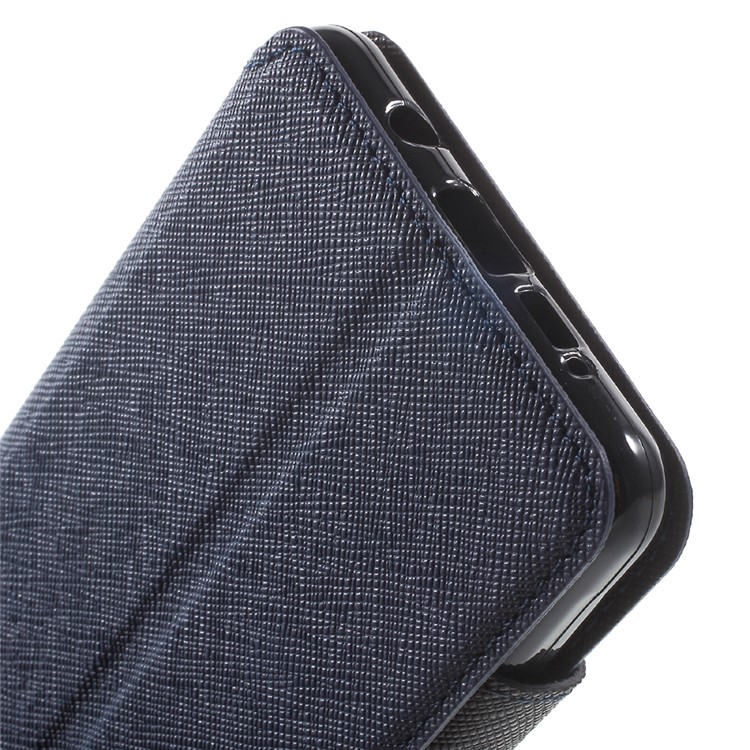 ROAR KOREA Diary View Leather Cover for Samsung Galaxy A5 SM-A510F (2016) - Dark Blue-7