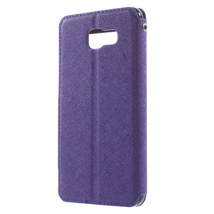 ROAR KOREA Diary View Leather Phone Case for Samsung Galaxy A5 SM-A510F (2016) - Purple-2